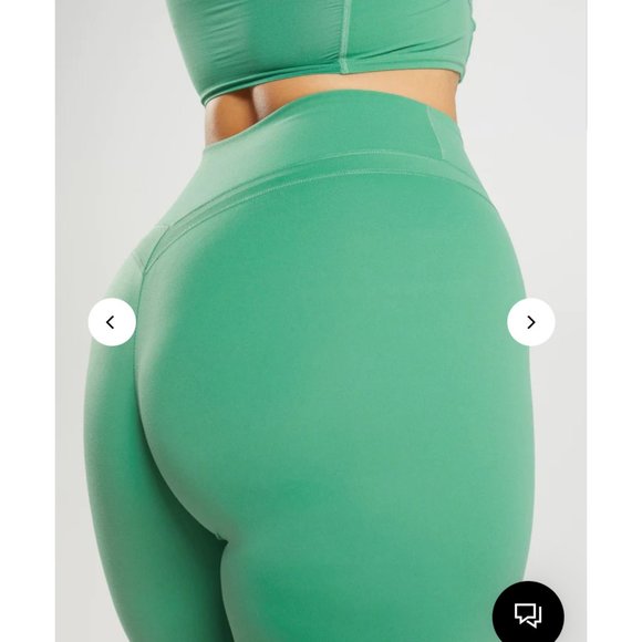 Gymshark Whitney High Rise Leggings Palm Green Size Extra Large - Picture 3 of 16
